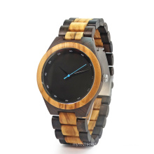 OEM ODM Custom logo wooden watches men luxury wood case watch
